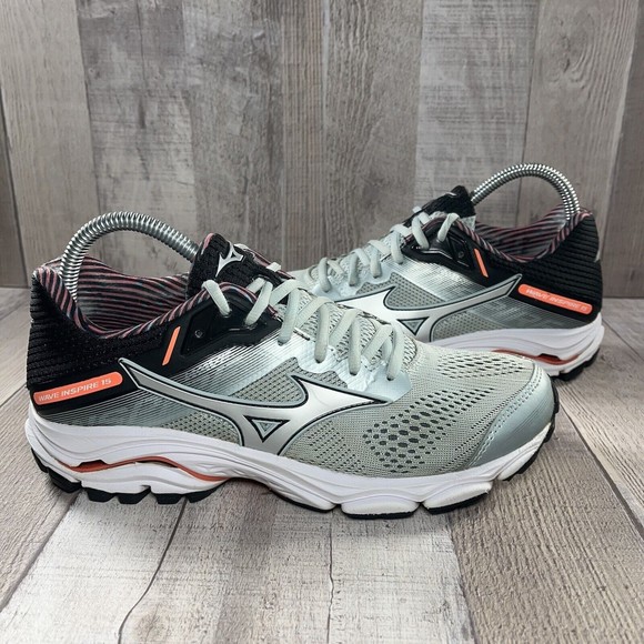 Mizuno Wave Inspire 15 Women's Running Shoes Sky Gray Silver Size 8.5 J1GD194403 - Picture 2 of 14